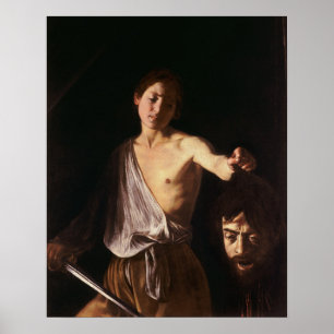 Póster David and Goliath por Caravaggio en Roma - poster