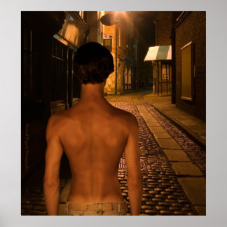 Póster David como Poster joven