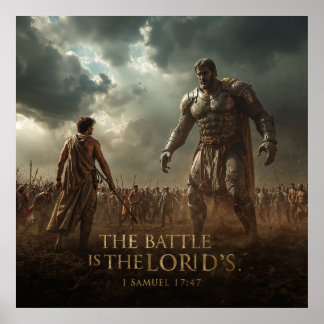 Póster David Goliath Wall Art