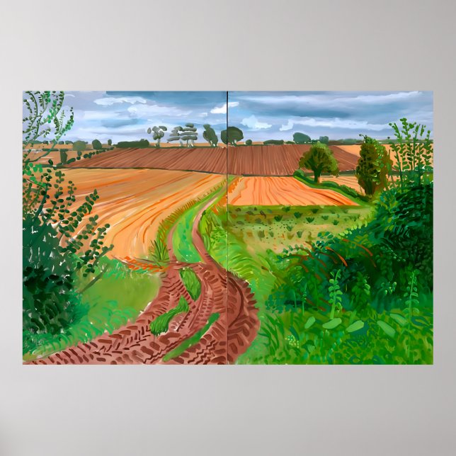 Póster David hockney art (Frente)