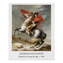 Póster David – Napoleón cruzando los Alpes