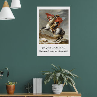 Póster David – Napoleón cruzando los Alpes