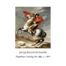 David – Napoleón cruzando los Alpes