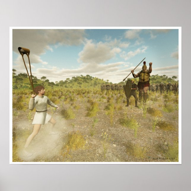 Póster David y Goliat (Frente)