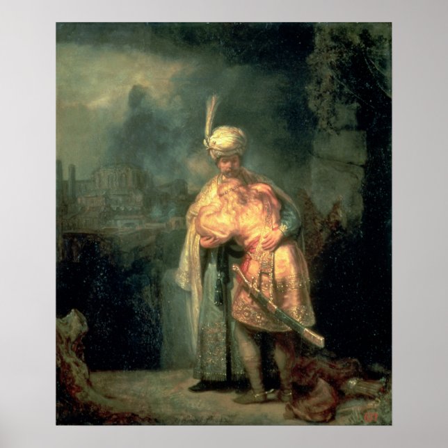 Póster David y Jonathan, 1642 (Frente)