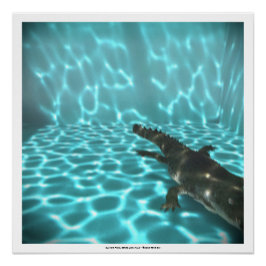 Póster DAVID'S POOL SERIES p07c flou3- 3D Computer ART