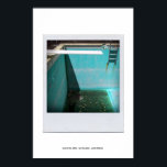 Póster DAVID'S POOL SERIES p09g Poster<br><div class="desc">Computadora 3D Generada Imágenes por el artista Rene Bui. Homenaje inspirado en la serie Paper Pool del pintor David Hockney.</div>