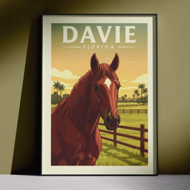 Póster Davie Florida Vintage (Subido por el creador)