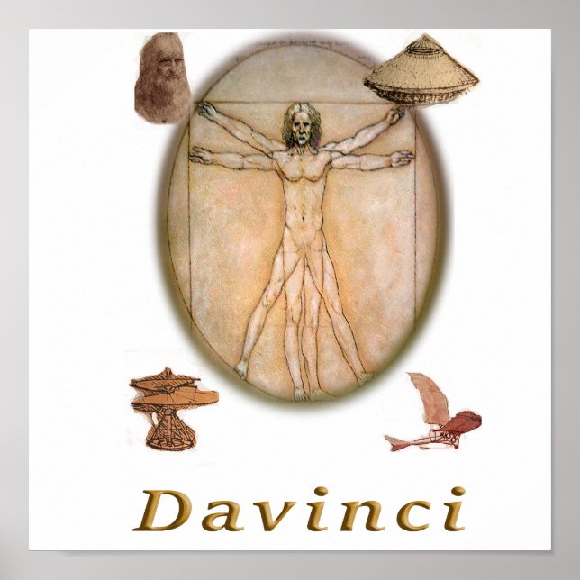Póster Davinci (Frente)