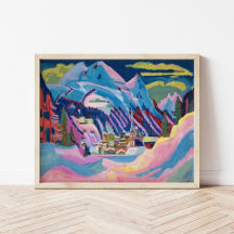 Davos en invierno | Ernst Ludwig Kirchner