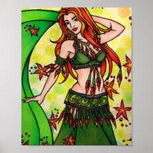 Póster Dawn Belly Dancer