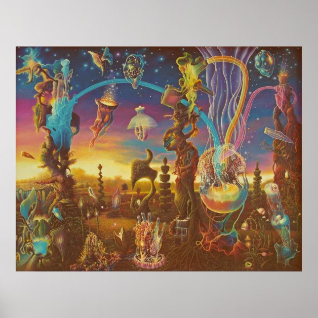 Póster Dawn in the Garden of Creation (Frente)