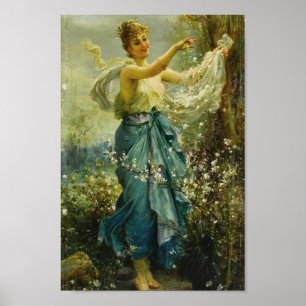Póster Dawn por Hans Zatzka - poster