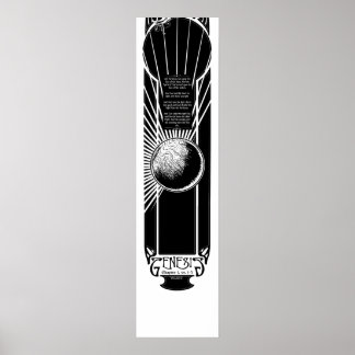 Póster Day 1 of Creation Poster