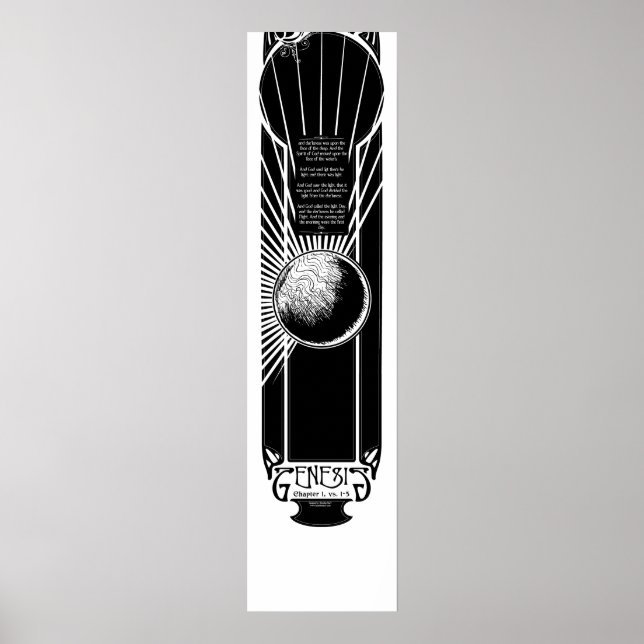 Póster Day 1 of Creation Poster (Frente)