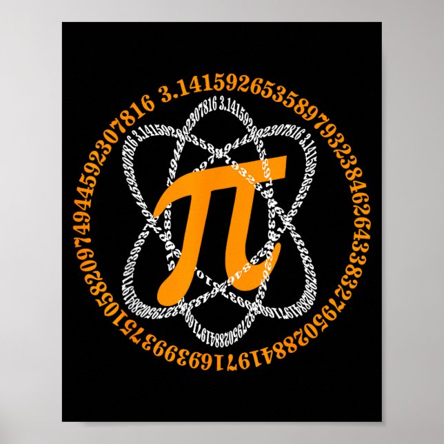Póster Day 3,14 Number Symbol Math Science Gift  (Frente)