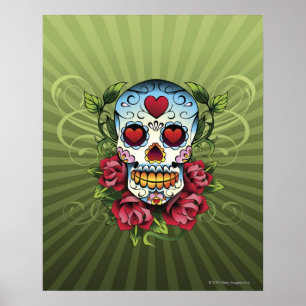 Póster Day of the Dead Skull