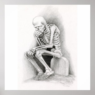Póster Day of the Dead Thinker