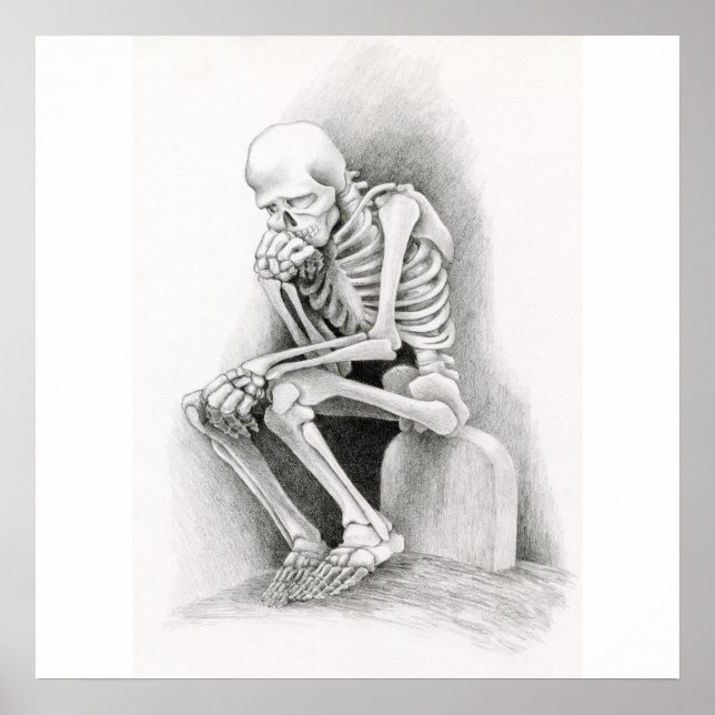 Póster Day of the Dead Thinker (Frente)