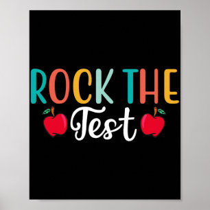 Póster Day Rock The Test Teacher Testing Day 1