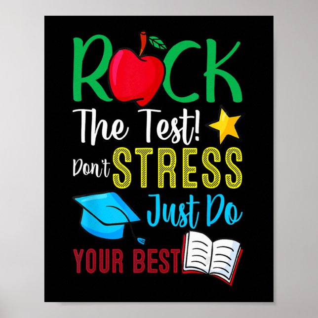 Póster Day Rock The Test Teacher Testing Day 2 (Frente)