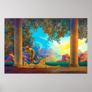 Póster Daybreak Maxfield Parrish