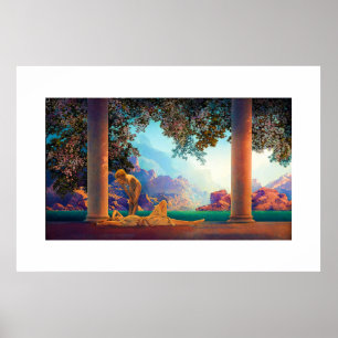 Póster DAYBREAK Maxfield Parrish 1922 ... 2022 Poster