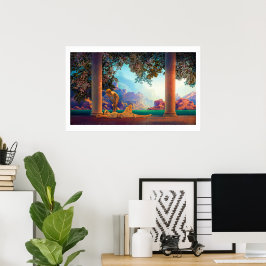 Póster DAYBREAK Maxfield Parrish 1922 ... 2022 Poster