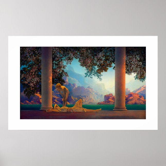 Póster DAYBREAK Maxfield Parrish 1922 ... 2022 Poster (Frente)