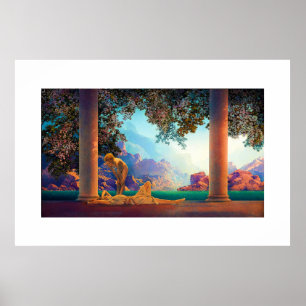 Póster DAYBREAK Maxfield Parrish 1922 ... 2022 Poster