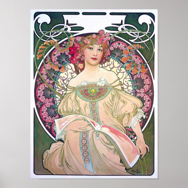 Póster Daydream (Primavera), Mucha (Frente)