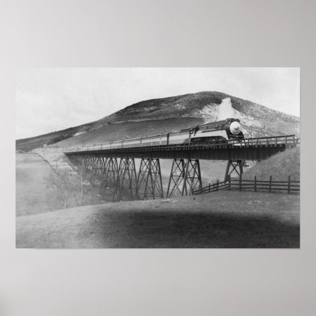 Póster Daylight Limited Railroad over Tressel (Frente)
