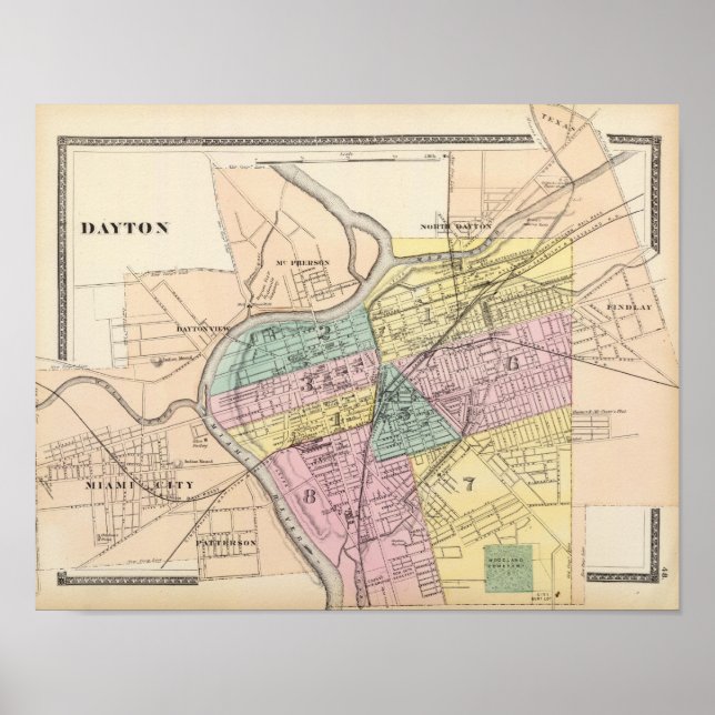 Póster Dayton, Ohio (Frente)