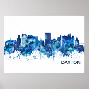 Póster Dayton Ohio Sky