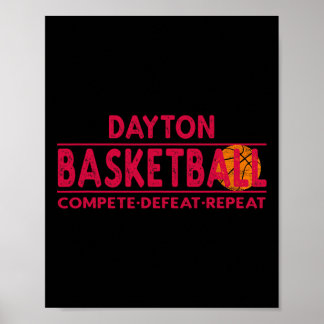Póster Dayton Sketll - Compite Derrota Repite