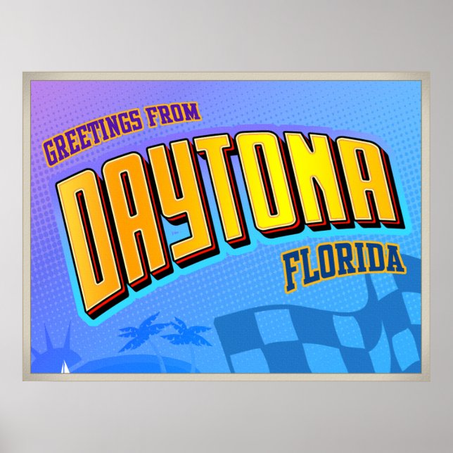 Póster DAYTONA poster (Frente)