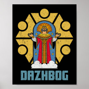 Póster Dazhbog Mitología Antigua Paganismo Eslavo Rusi