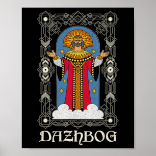 Póster Dazhbog Mitología Antigua Paganismo Eslavo Rusia