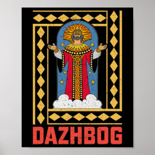 Póster Dazhbog Mitología Antigua Paganismo Eslavo Rusia