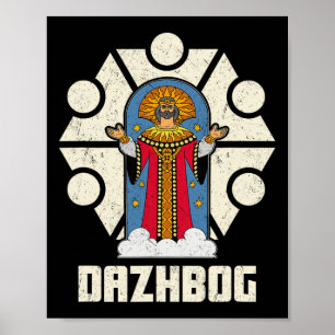 Póster Dazhbog Mitología Antigua Paganismo Eslavo Rusia