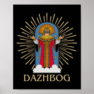 Póster Dazhbog Mitología Antigua Paganismo Eslavo Rusia