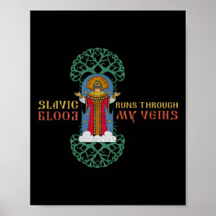 Póster Dazhbog Mitología Antigua Paganismo Eslavo Rusia