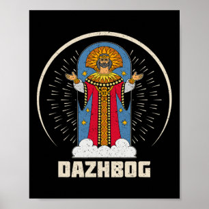 Póster Dazhbog Mitología Antigua Paganismo Eslavo Rusia