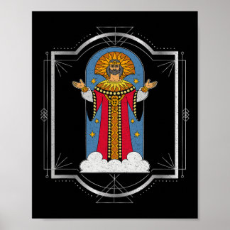 Póster Dazhbog Mitología Antigua Paganismo Eslavo Ruso