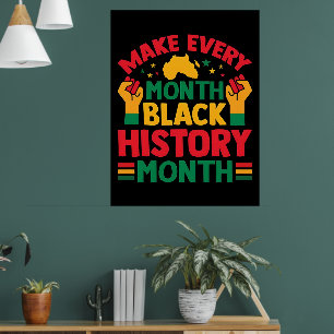 Póster de 100 días aprendiendo historia negra 2026