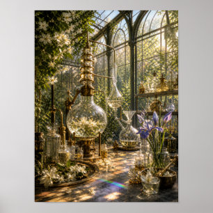 Póster de 12x16 del Laboratorio de Perfume Botánic