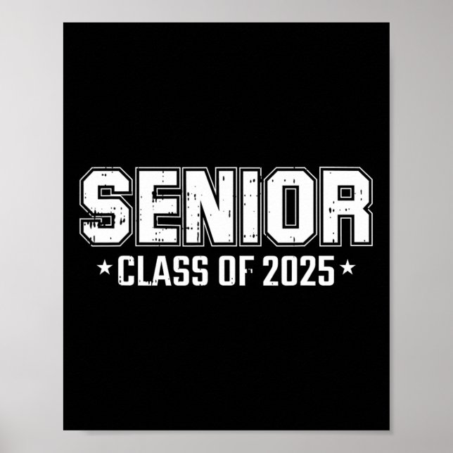 Póster De 2025 Graduados Superiores De La Escuela Secunda (Frente)