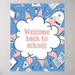 Póster de 24"x30" de Bienvenida al Aula de Clase