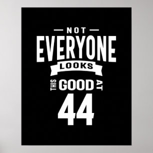 Póster De 44 años - Regalo divertido de cumpleaños número
