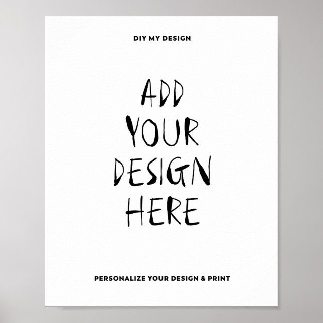 Póster de 8x10 - Retrato (Frente)